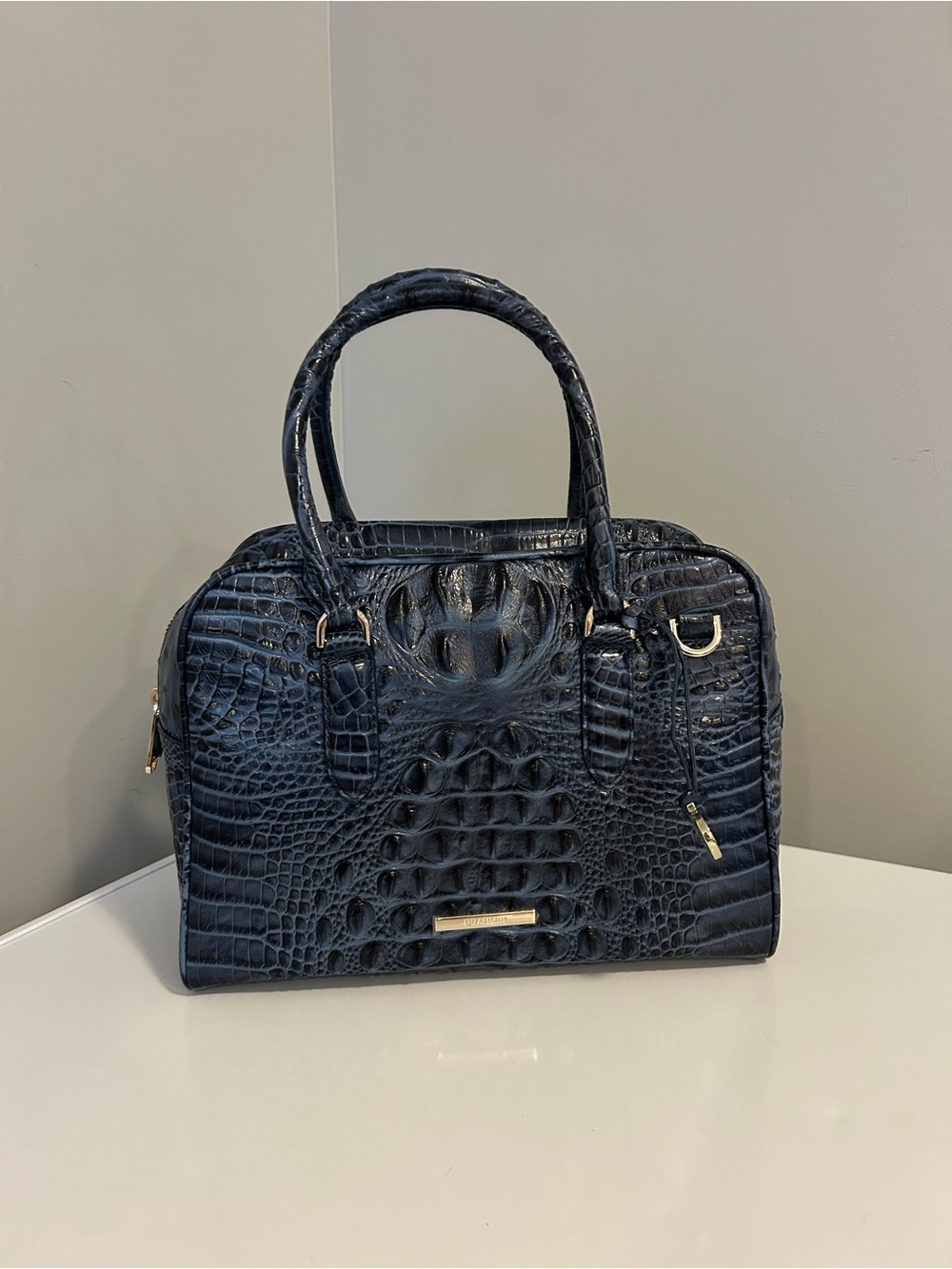 Brahmin Marissa Dark Indigo Bag and Wallet